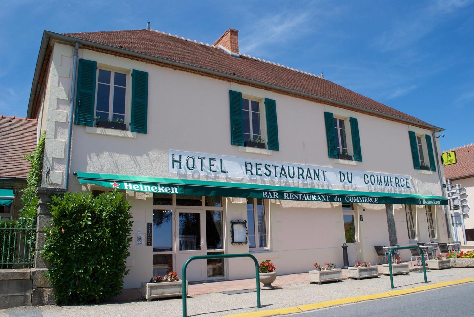 Hotel Restaurant Bar Du Commerce - Kb Hotel Group Tronget Dış mekan fotoğraf